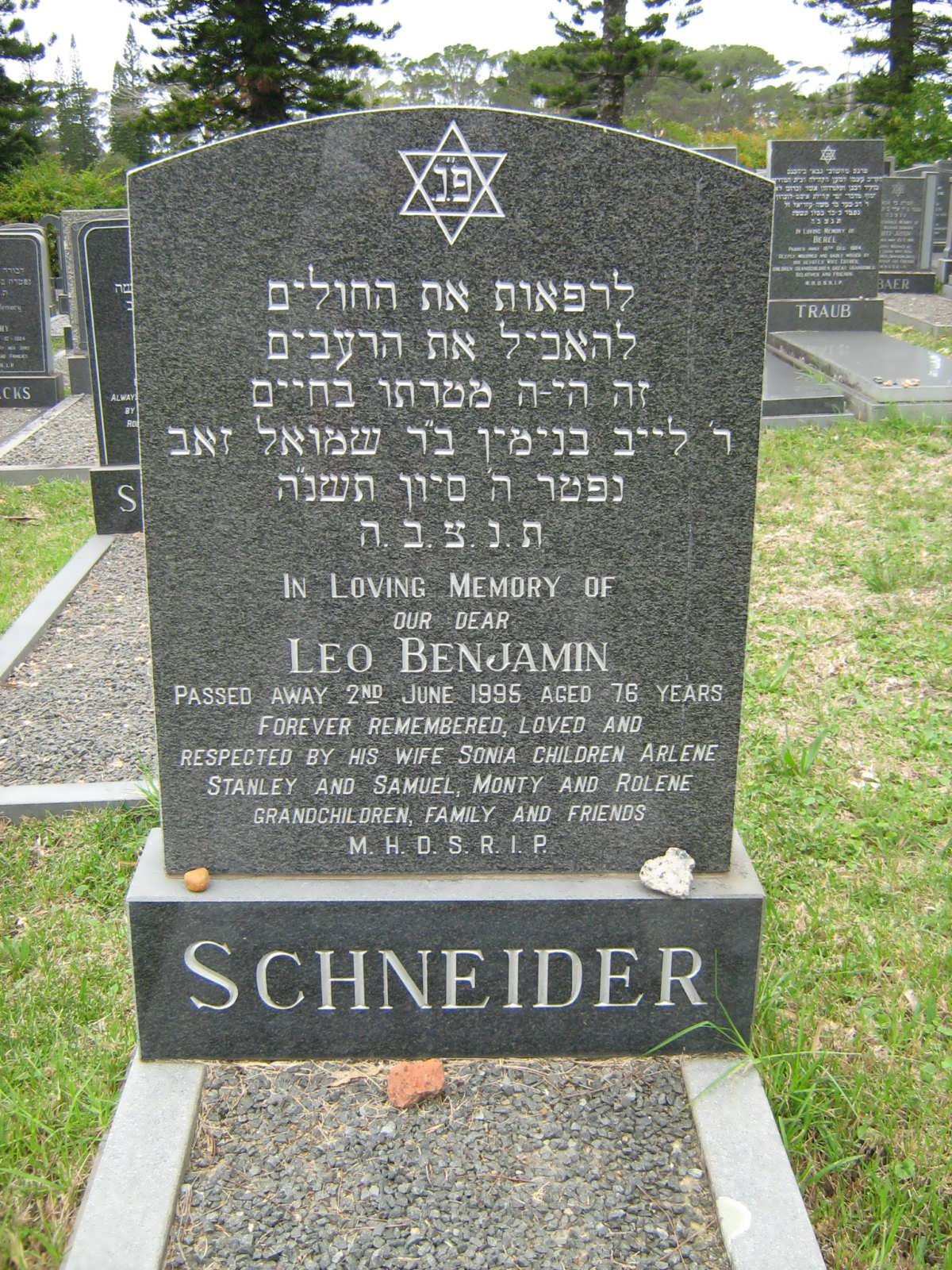 SCHNEIDER Leo Benjamin -1995