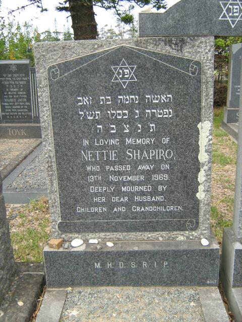 SHAPIRO Nettie -1969