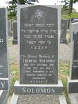 SOLOMON Therese 1898-1986