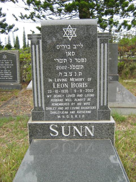 SUNN Leon Boris 1920-2002