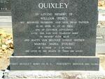 QUIXLEY William Percy 1898-1963 & Martha Maria FOURIE 1904-1974