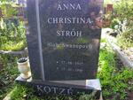 KOTZÉ Anna Christina Stroh nee SWANEPOEL 1917-1999