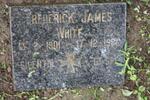 WHITE Frederick James 1901-1985