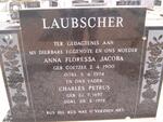 LAUBSCHER Charles Petrus 1897-1976 & Anna Floressa Jacoba COETZEE 1900-1974