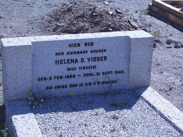 VISSER Helena D. nee VISAGIE 1862-1946
