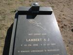 LOUW Lambert A.J. 1958-1985