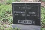 GUIRE George Edward, Mc 1878-1933 & Marian 1882-1944