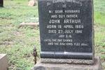 ARTHUR John 1868-1941
