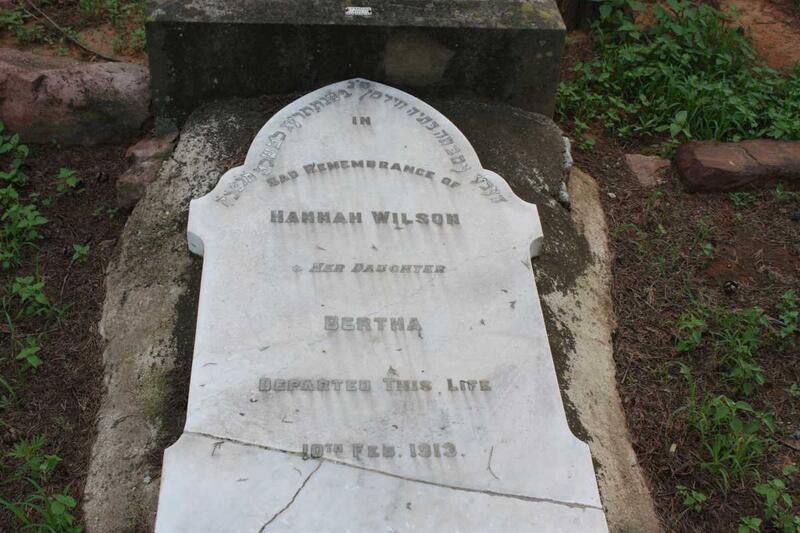 WILSON Hannah -1913 :: WILSON Bertha -1913