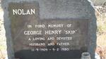 NOLAN George Henry 1909-1980