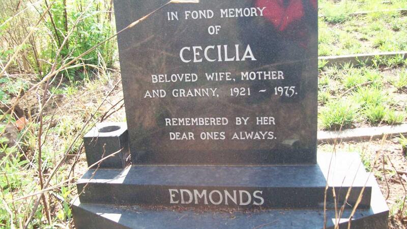 EDMONDS Cecilia 1921-1975