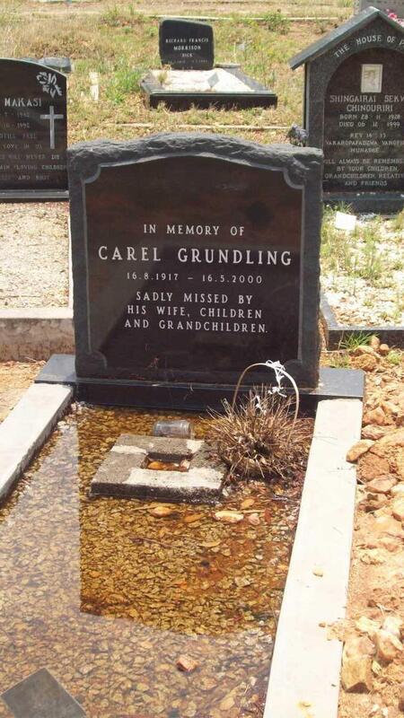 GRUNDLING Carel 1917-2000