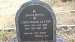 JACKSON Alfred Oswald 1894-1961