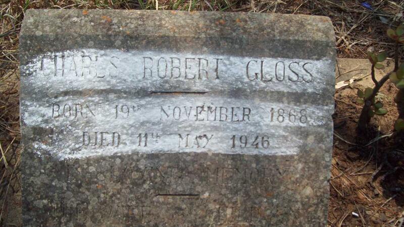 GLOSS Charles Robert 1868-1946