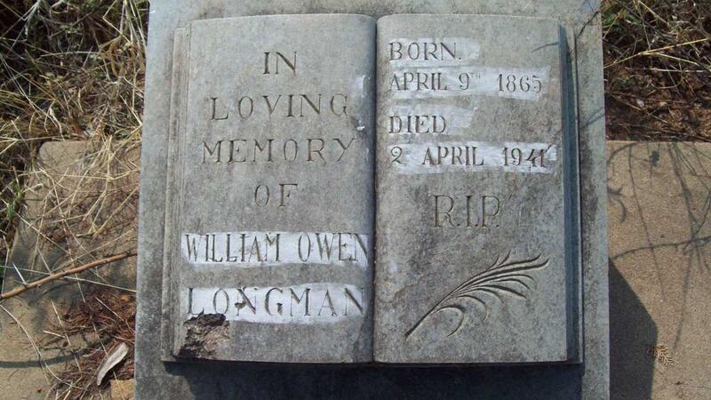 LONGMAN William Owen 1865-1941