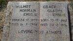EMSLIE Wilmot Norman 1897-1958 & Grace Gladys 1912-1976