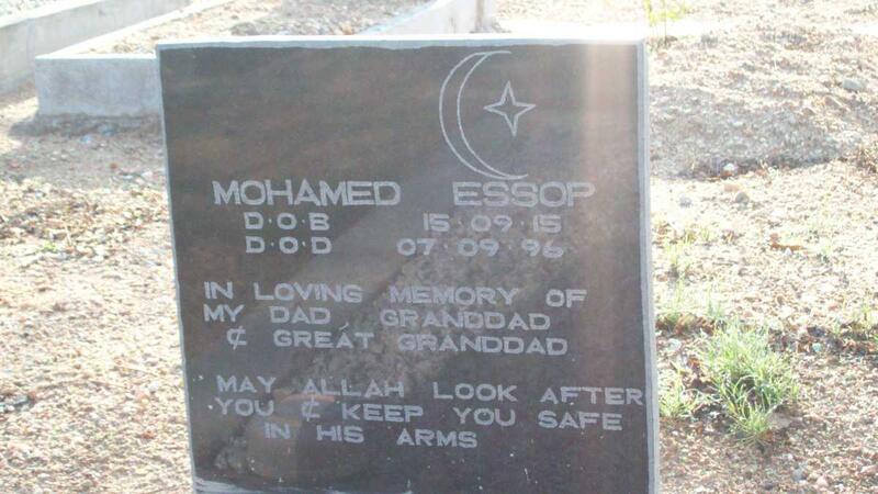 ESSOP Mohamed 1915-1996