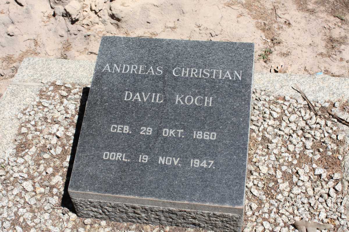 KOCH Andreas Christian David 1860-1947