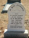 VALENTIN C.S. geb. PAULSEN 1908-1939