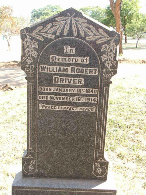 DRIVER William Robert 1840-1914