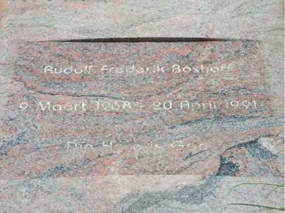 BOSHOFF Rudolf Frederik 1968-1991