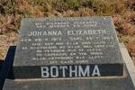 BOTHMA Johanna Elizabeth 1913-1983