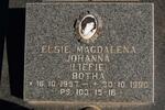 BOTHA Elsie Magdalena Johanna 1957-1990