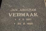 VERMAAK Jan Abraham 1907-1989