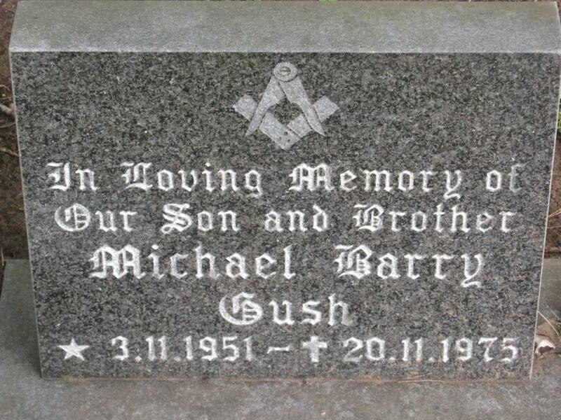 GUSH Michael Barry 1951-1975
