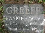 GREEFF Frankie 1930-1987