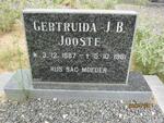 JOOSTE Gertruida J.B. 1887-1981