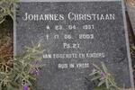 JACOBS Johannes Christiaan 1937-2003