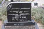 DEXTER Gertruida Magdalena Cornelia nee VAN HUYSSTEEN 1934-1994