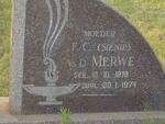 MERWE F.C., v.d .1879-1974