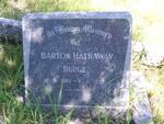 BURGE Barton Hathaway 1885-1953