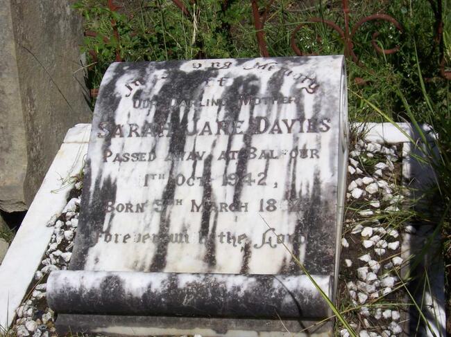 DAVIES Sarah Jane 1867-1942