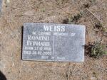 WEISS Raymond Reinhard 1958-2000