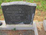 DIEDERICKS Frederick J. 1925-2000