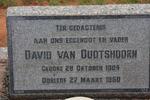 OUDTSHOORN David, van 1904-1950