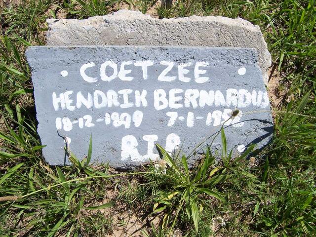 COETZEE Hendrik Bernardus 1899-1952