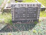 SNYMAN Stoffel 1880-1967 & Kitty 1884-1968