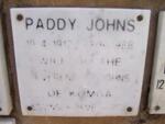 JOHNS Paddy 1912-1988