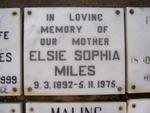 MILES Elsie Agnes 1892-1975