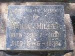 MILLER Maria 1848-1930