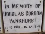 PANKHURST Douglas Gordon 1916-1996