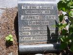 RANGER Janet Mary 1904-1947