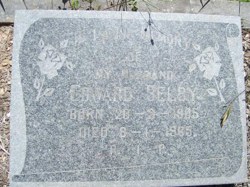 SELBY Edward 1905-1985