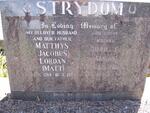 STRYDOM Matthys Jacobus Lordan 1914-1977 & Dorothy Mavis BALLAGHAN 1915-1989