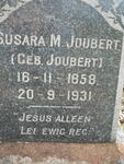 JOUBERT Susara M. 1858-1931