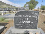ROSSOUW Aletta Catharina nee OOSTHUIZEN 1908-1996